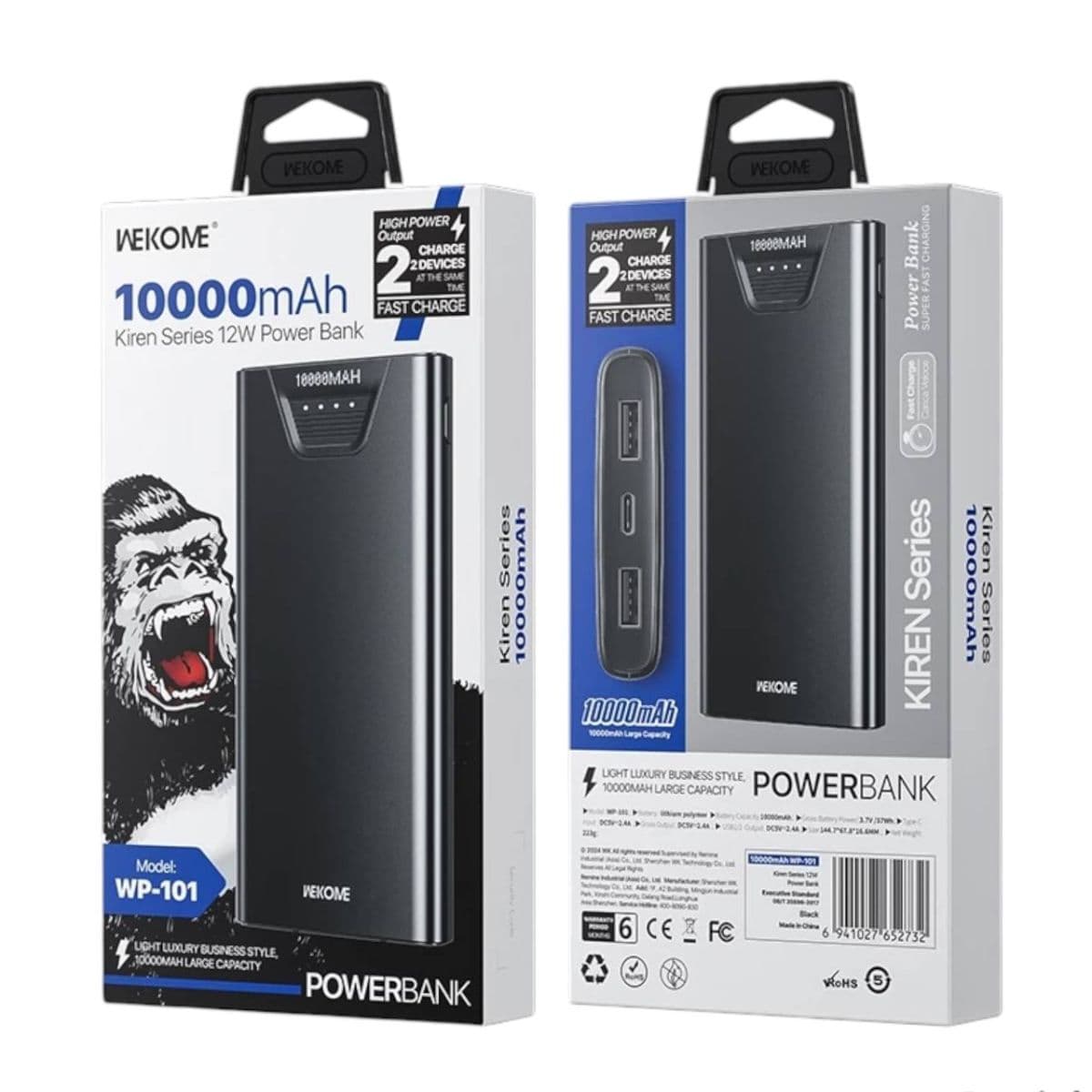 Powerbank 10000mAh USB + Tipo C