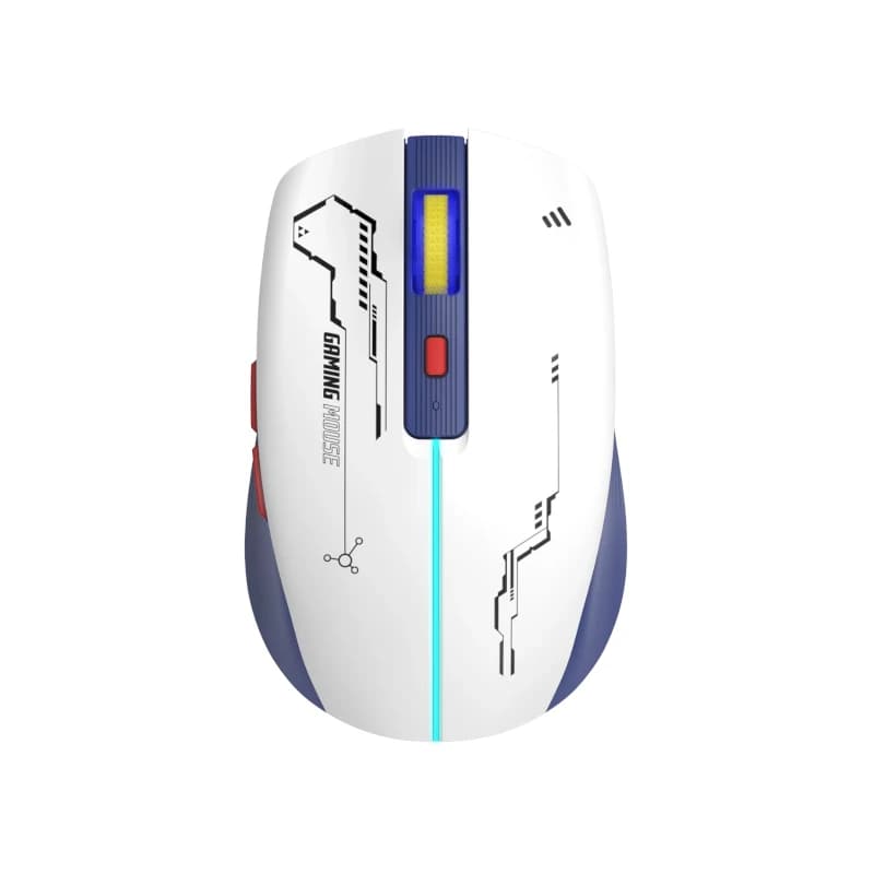 Mouse Marvo Gaming Inalámbrico Bluetooth M796W Blanco