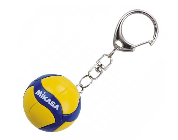 Llavero de Pelota de Voleibol Amarillo