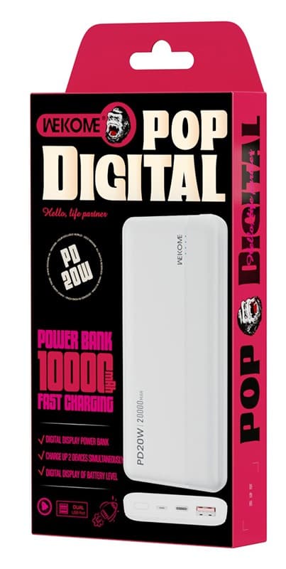 Powerbank 10000mAh Pop Digital