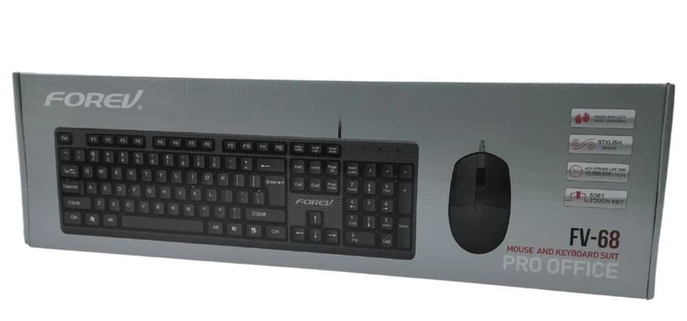 Combo Teclado + Mouse Alámbricos