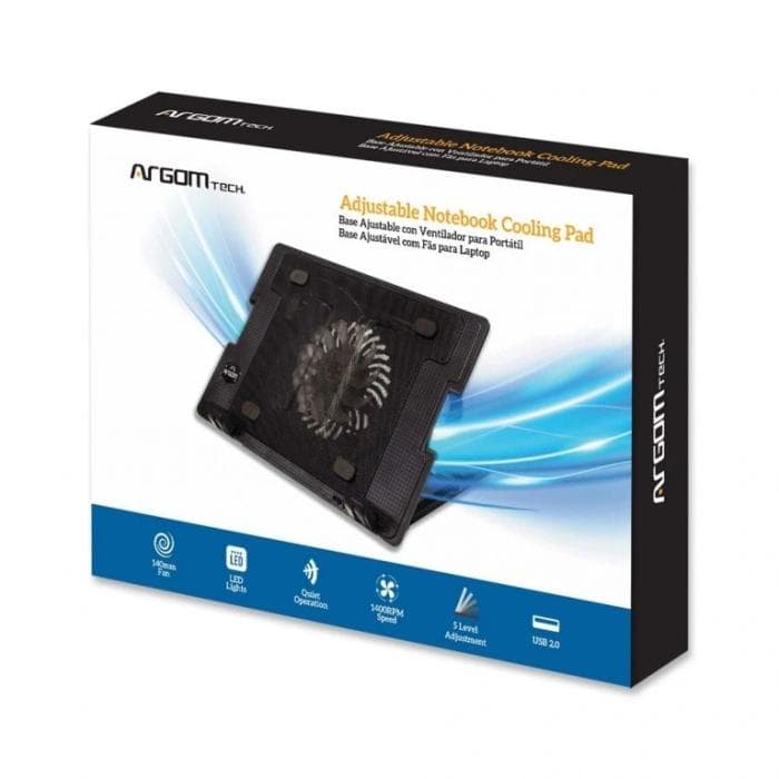 Ventilador para Laptop de 17" con luz LED