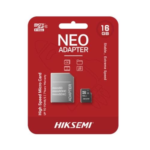 Memoria Micro SD con Adaptador de 16GB Clase 10