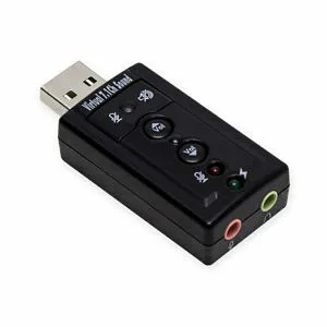 Adaptador USB para Audio y Micrófono