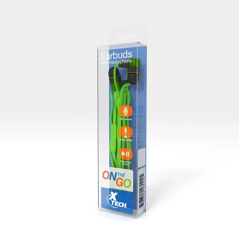 Audífonos de Pastilla con Micrófono y Auxiliar