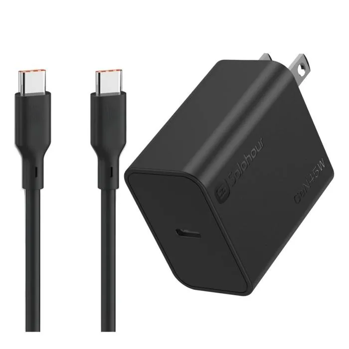 Cargador de Carga Súper Rápida 45W Para Celular, Tablet y Laptop