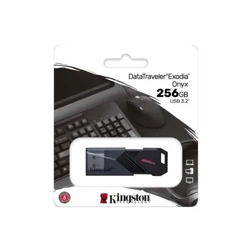 Memoria USB Kingston de 256GB 3.2 Exodia Onyx