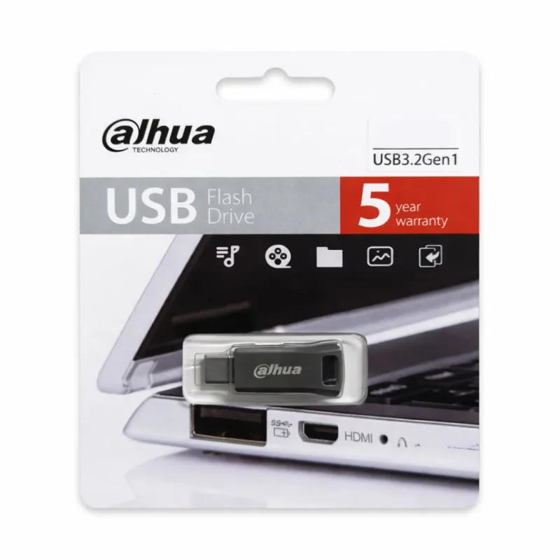 Memoria USB y Tipo C de 128GB