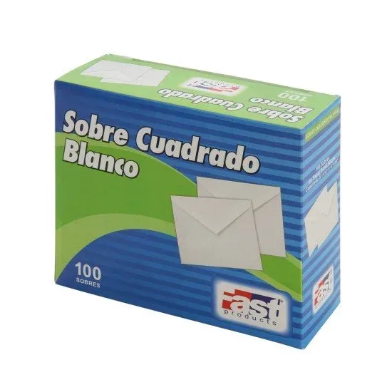 Sobre Blanco Cuadrado 75g (Unidad)