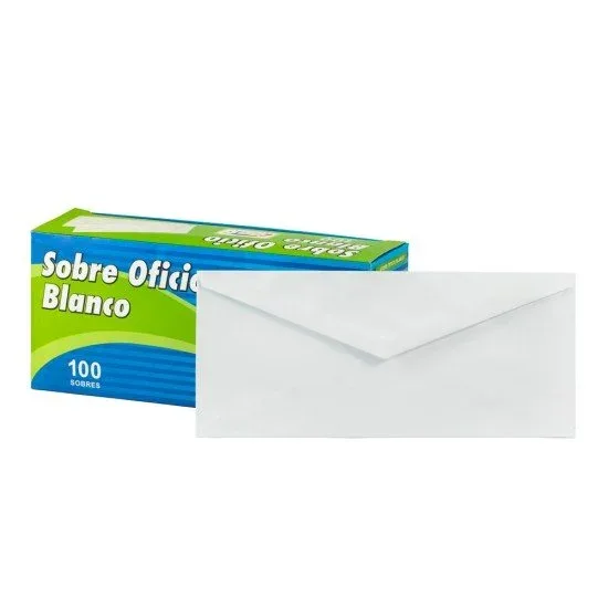 Sobre Blanco Oficio 75g (Unidad)
