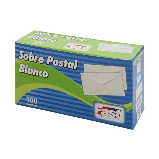 Sobre Blanco Postal 75g (Unidad)